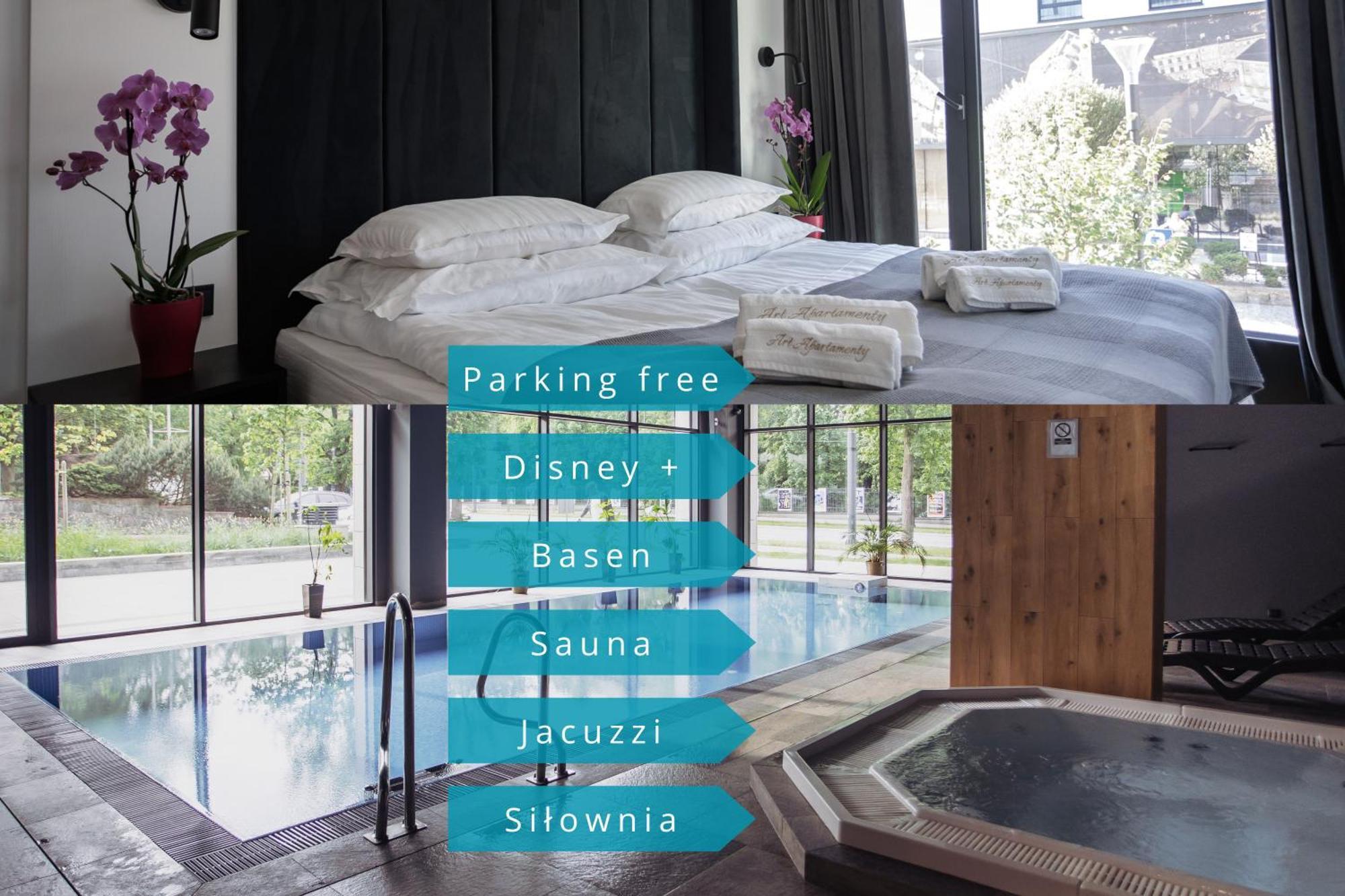 Art Apartamenty II Basen & Spa W Centrum Z Balkonem, Faktura Vat Lublino Esterno foto